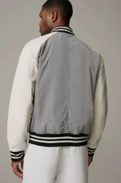 Strellson Jacken|Lederjacken-Collegejacke Wacome-Mix, /beige
