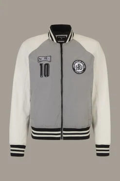 Strellson Jacken|Lederjacken-Collegejacke Wacome-Mix, /beige