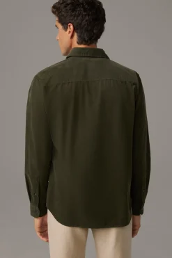 Strellson Hemden-Cord-Hemd Corey, oliv