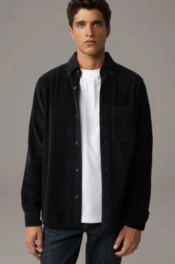 Strellson Hemden-Cord-Hemd Nero,