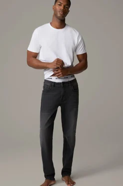 Strellson Unterwäsche|Tshirts & Sweats-Cotton Stretch T-Shirt 2er Pack, wei&szlig;