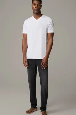 Strellson Unterwäsche|Tshirts & Sweats-Cotton Stretch T-Shirt 2er Pack, wei&szlig;