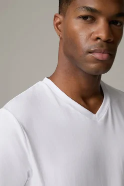 Strellson Unterwäsche|Tshirts & Sweats-Cotton Stretch T-Shirt 2er Pack, wei&szlig;