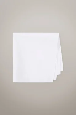 Strellson Krawatten-Einstecktuch, weiß