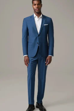 Strellson Anzüge-Flex Cross Anzug Aidan-Max, blau meliert