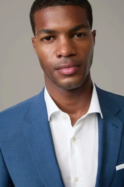 Strellson Anzüge-Flex Cross Anzug Aidan-Max, blau meliert