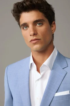 Strellson Anzüge-Flex Cross Anzug Aidan-Max, hellblau meliert