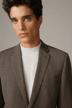 Strellson Anzüge-Flex Cross Anzug Allen-Mercer, braun strukturiert