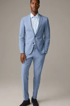 Strellson Anzüge-Flex Cross Anzug Caleb-Madden, hellblau meliert