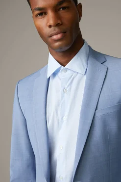 Strellson Anzüge-Flex Cross Anzug Caleb-Madden, hellblau meliert