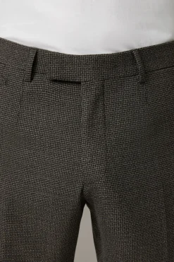 Strellson Hosen-Flex Cross Baukasten-Anzughose Kynd, dunkelbraun-schwarz gemustert