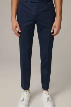 Strellson Hosen-Flex Cross Baukasten-Anzughose Kynd, dunkelblau kariert