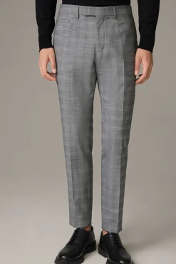 Strellson Hosen-Flex Cross Baukasten-Anzughose Kynd, grau kariert