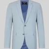 Strellson Baukastenanzüge|Anzüge-Flex Cross Baukasten-Anzug Adrien-Madden, hellblau