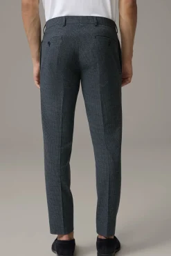Strellson Hosen-Flex Cross Baukasten-Hose Kynd, dunkelblau kariert