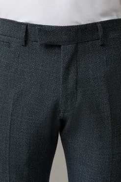 Strellson Hosen-Flex Cross Baukasten-Hose Kynd, dunkelblau kariert