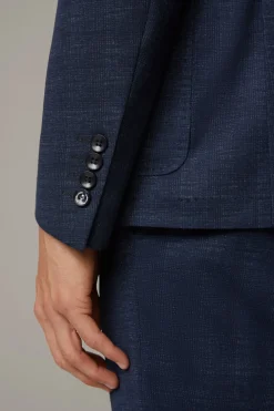 Strellson Sakkos-Flex Cross Baukasten-Sakko Arndt, dunkelblau kariert