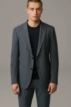 Strellson Sakkos-Flex Cross Baukasten-Sakko Arndt, dunkelblau kariert