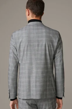 Strellson Sakkos-Flex Cross Baukasten-Sakko Arndt, grau kariert