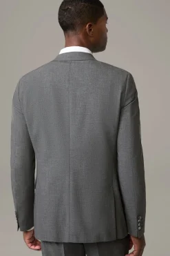 Strellson Sakkos-Flex Cross Baukasten-Sakko Alzer, grau meliert