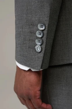 Strellson Sakkos-Flex Cross Baukasten-Sakko Alzer, grau meliert