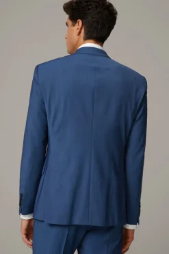 Strellson Sakkos-Flex Cross Baukasten-Sakko Aidan, blau meliert