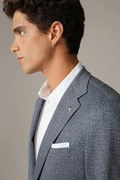 Strellson Sakkos-Flex Cross Baukasten-Sakko Acon, grau meliert