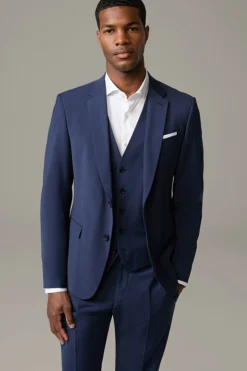 Strellson Sakkos-Flex Cross Baukasten-Sakko Caleb, navy