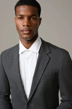 Strellson Sakkos-Flex Cross Baukasten-Sakko Arndt, dunkelgrau meliert