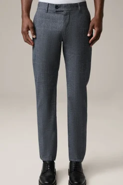 Strellson Hosen-Flex Cross Chino Code, navy kariert