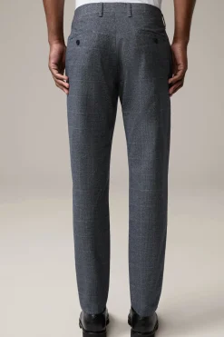 Strellson Hosen-Flex Cross Chino Code, navy kariert