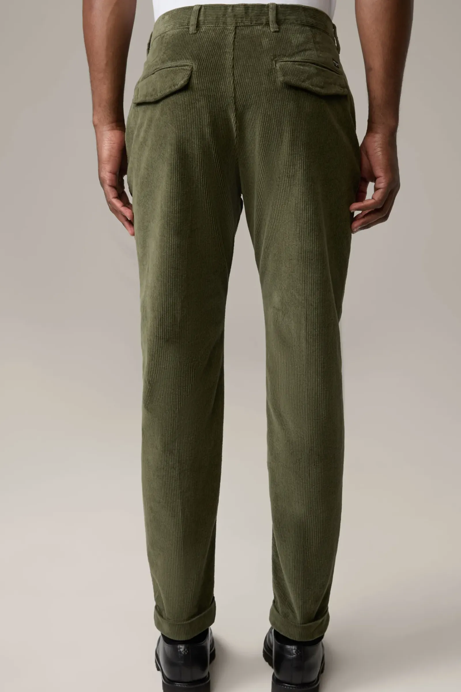 Strellson Hosen-Flex Cross Cordhose Luc, oliv