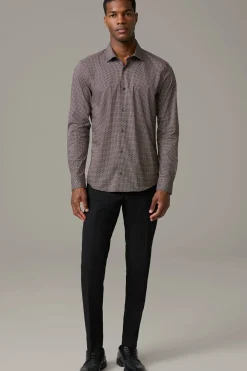 Strellson Hemden-Flex Cross Hemd Stan, gemustert