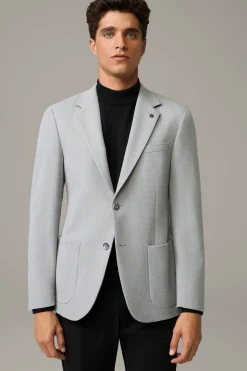 Strellson Sakkos-Flex Cross Sakko Arndt, hellgrau strukturiert