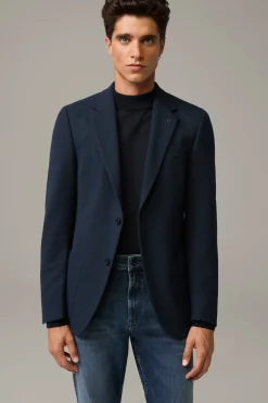 Strellson Sakkos-Flex Cross Sakko Arndt, navy strukturiert