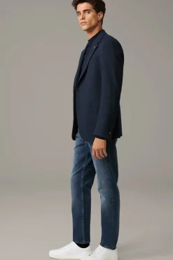 Strellson Sakkos-Flex Cross Sakko Arndt, navy strukturiert