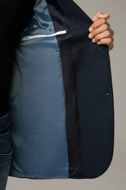 Strellson Sakkos-Flex Cross Sakko Arndt, navy strukturiert