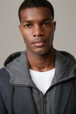 Strellson Sakkos-Flex Cross Sakko Darron, navy meliert