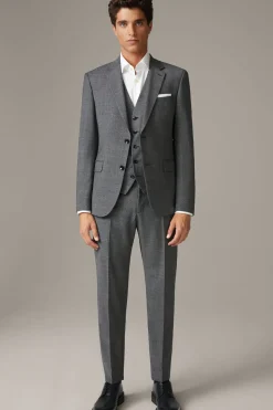 Strellson Sakkos-Flex Cross Weste Ves, anthrazit meliert