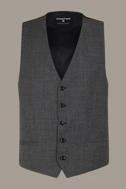 Strellson Sakkos-Flex Cross Weste Ves, anthrazit meliert