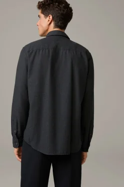 Strellson Hemden-Hemd Cartoon, anthrazit