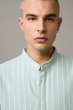 Strellson Hemden-Hemd Conell, hellblau/offwhite gestreift