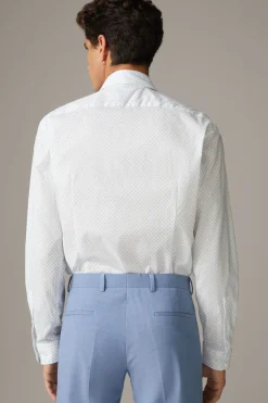 Strellson Hemden-Hemd Stan, hellblau gemustert