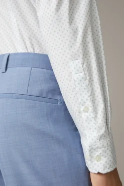 Strellson Hemden-Hemd Stan, hellblau gemustert