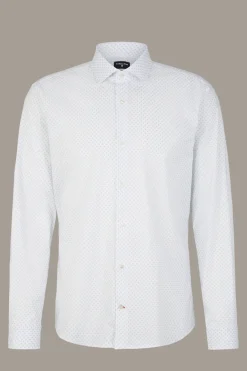 Strellson Hemden-Hemd Stan, hellblau gemustert