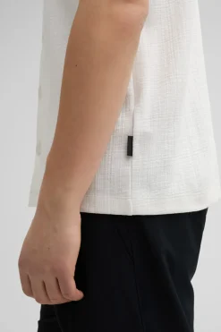 Strellson Hemden-Jersey-Hemd Filip, creme strukturiert