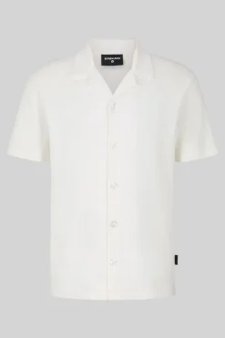 Strellson Hemden-Jersey-Hemd Filip, creme strukturiert