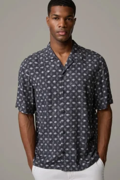 Strellson Hemden-Kurzarm-Hemd Cliro, gemustert