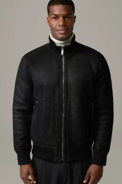 Strellson Jacken|Lederjacken-Lammfell-Lederjacke Surrey,