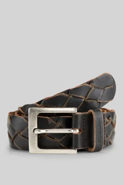 Strellson Gürtel-Leder-Flechtgürtel,